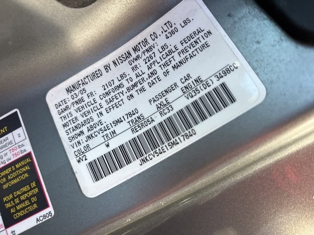 Thumbnail: 2005 INFINITI G35 - 13