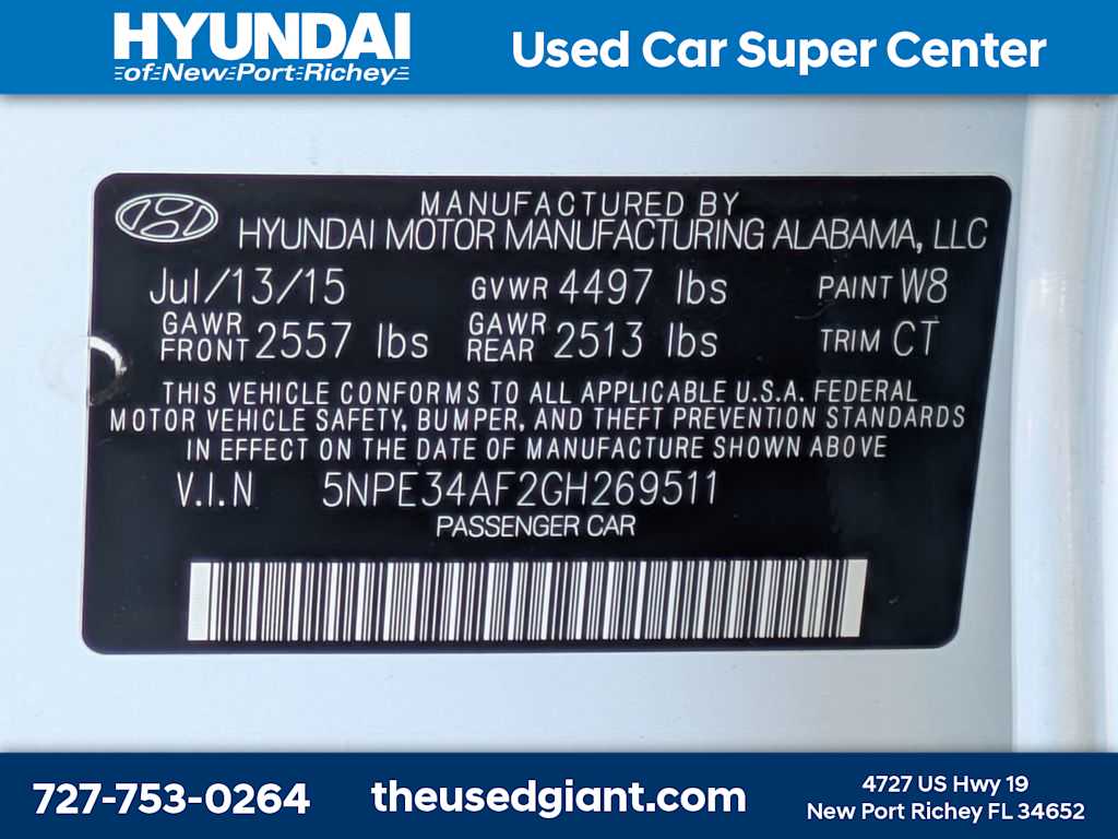 Thumbnail: 2016 Hyundai Sonata - 35