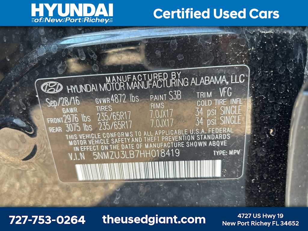 Thumbnail: 2017 Hyundai Santa Fe - 13