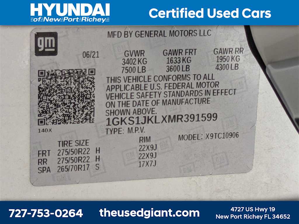 Thumbnail: 2021 GMC Yukon XL - 47