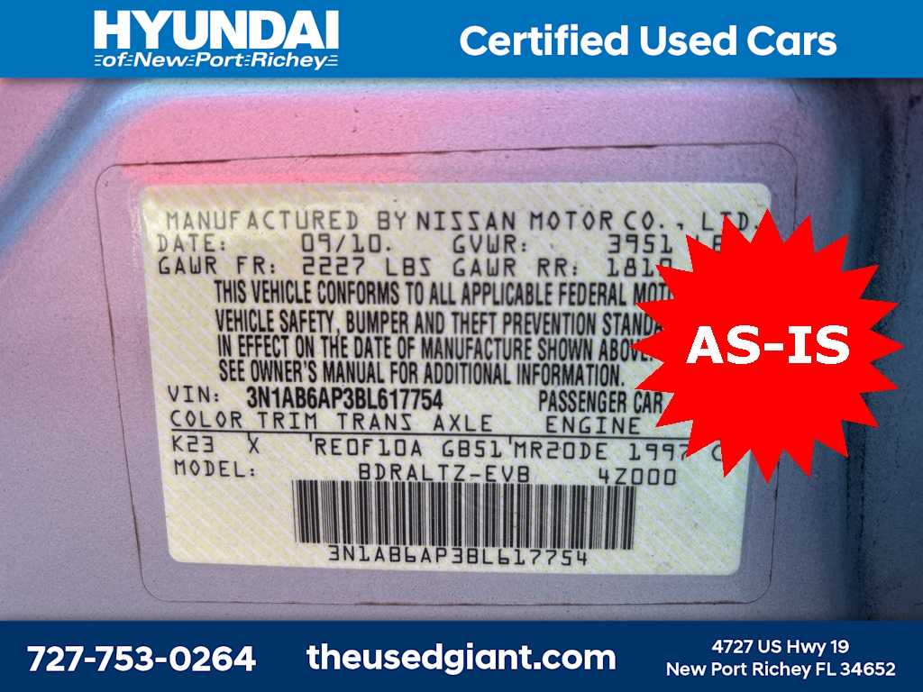 Thumbnail: 2011 Nissan Sentra - 13