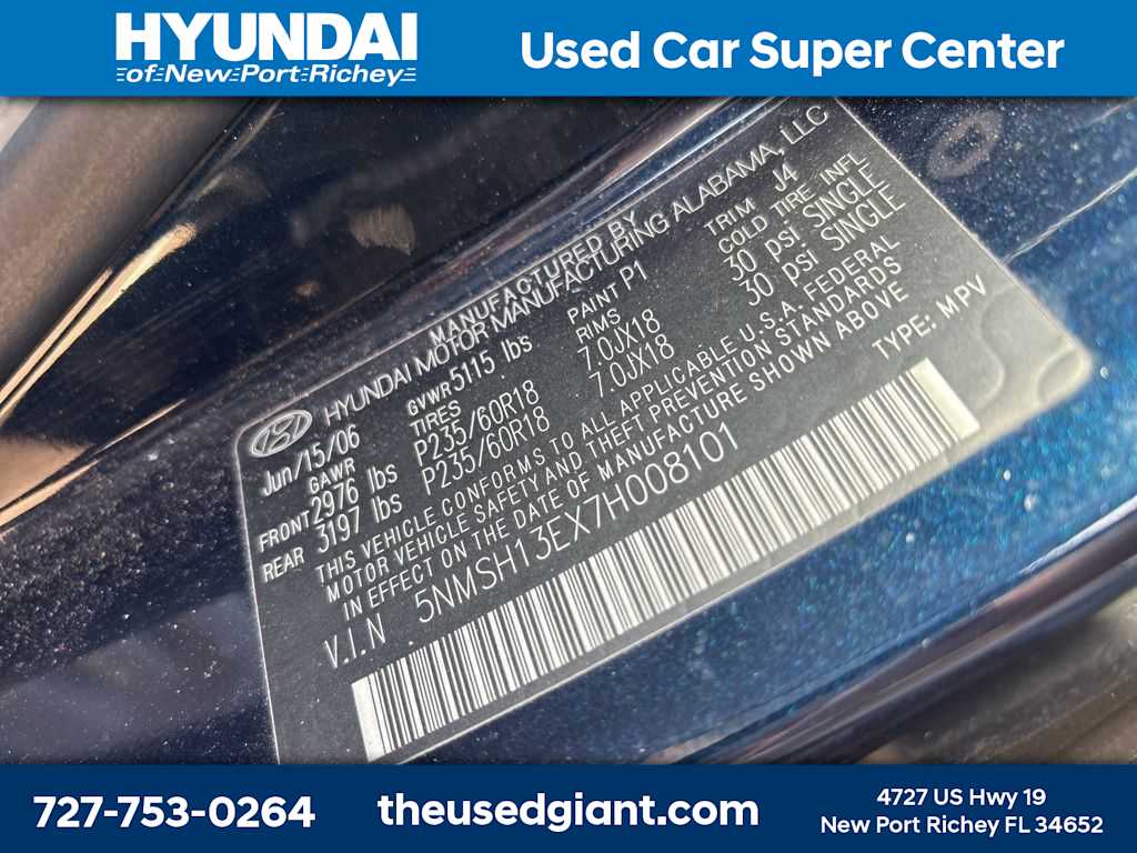 Thumbnail: 2007 Hyundai Santa Fe - 14