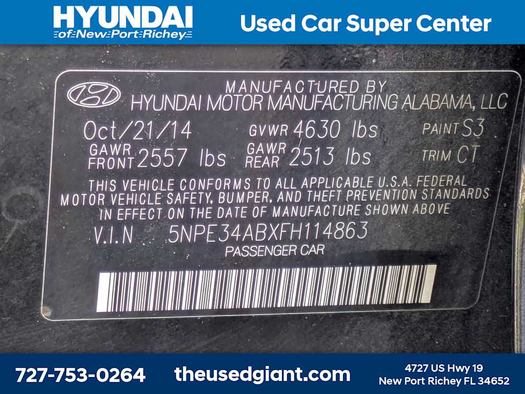 Thumbnail: 2015 Hyundai Sonata - 42