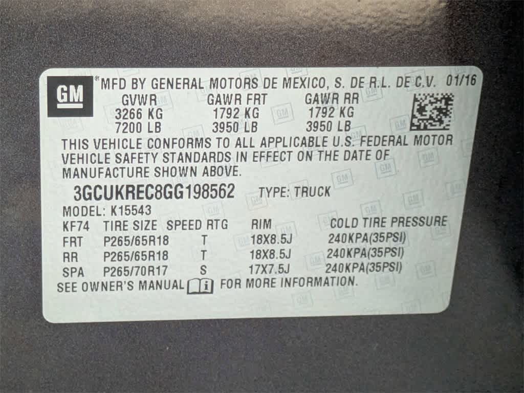 Thumbnail: 2016 Chevrolet Silverado 1500 - 33