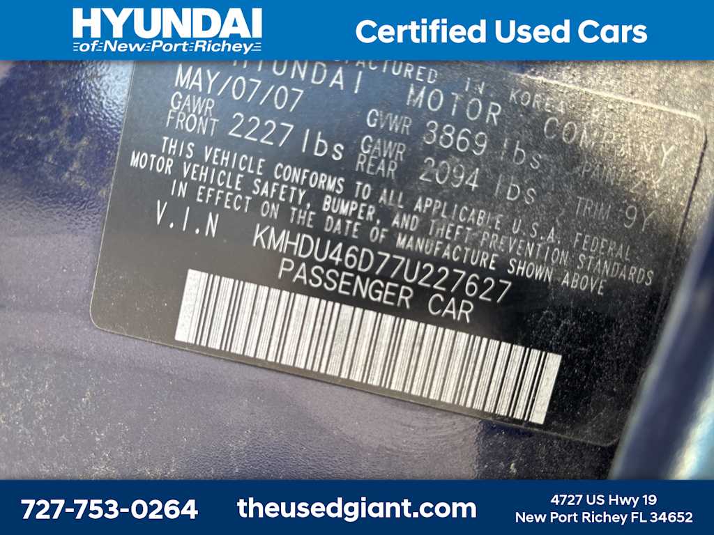 Thumbnail: 2007 Hyundai Elantra - 5