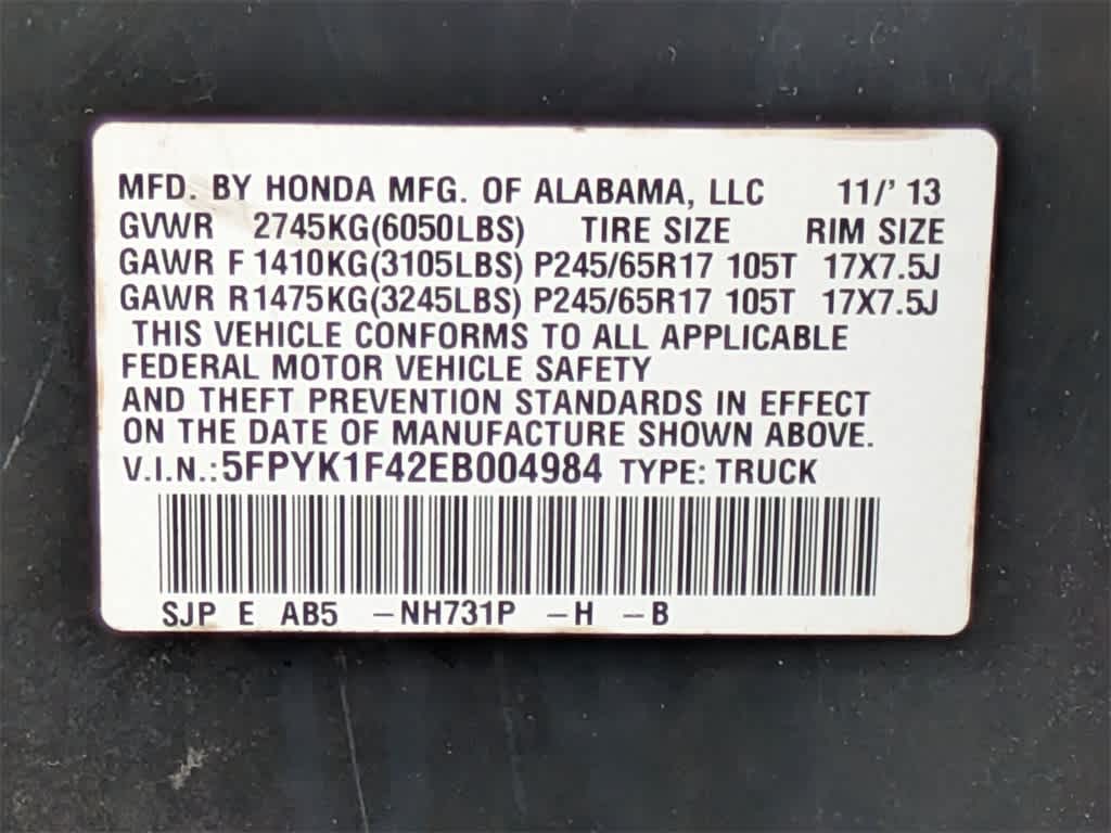Thumbnail: 2014 Honda Ridgeline - 33