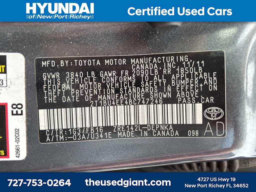 Thumbnail: 2011 Toyota Corolla - 7
