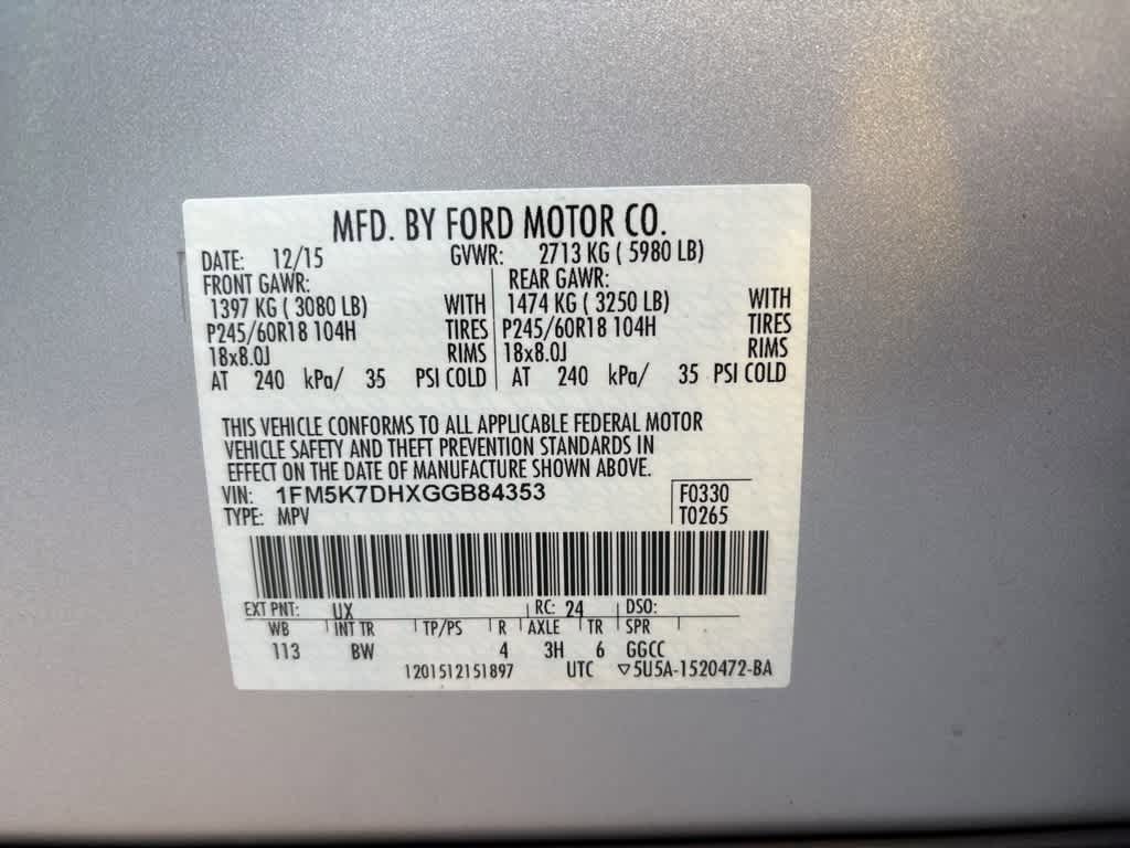 Thumbnail: 2016 Ford Explorer - 15