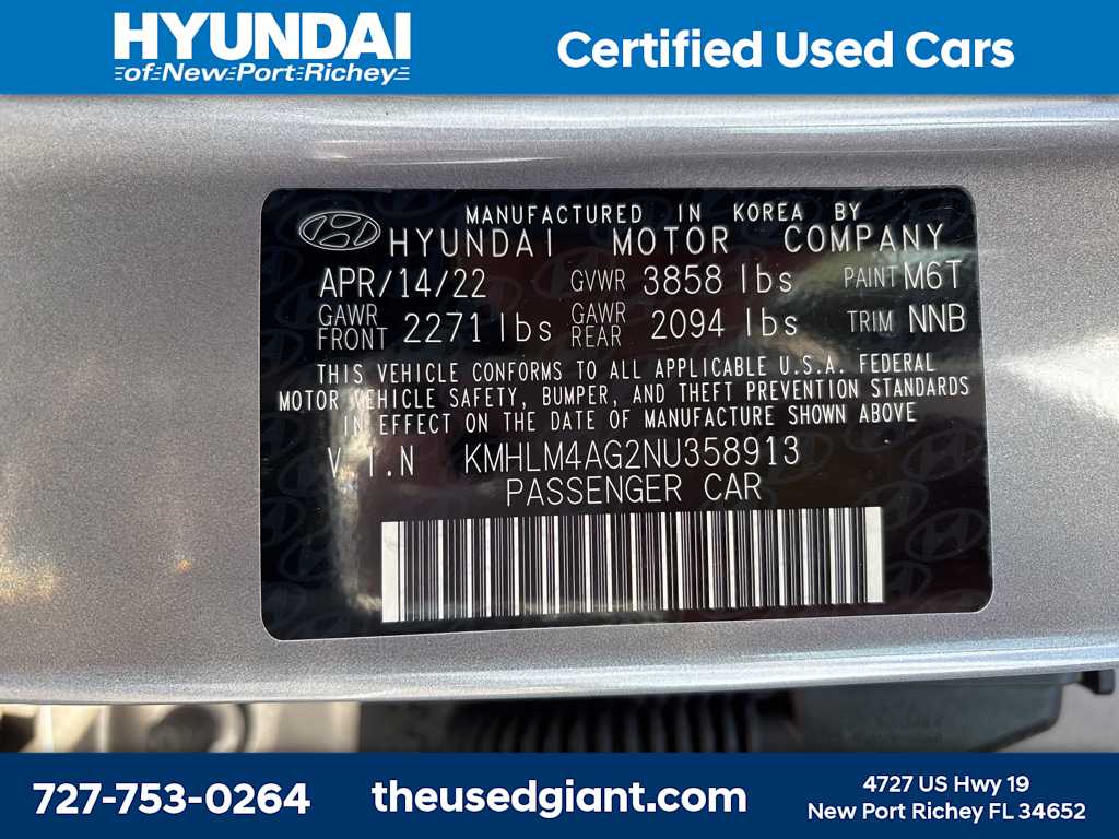 2022 Hyundai Elantra SEL 12