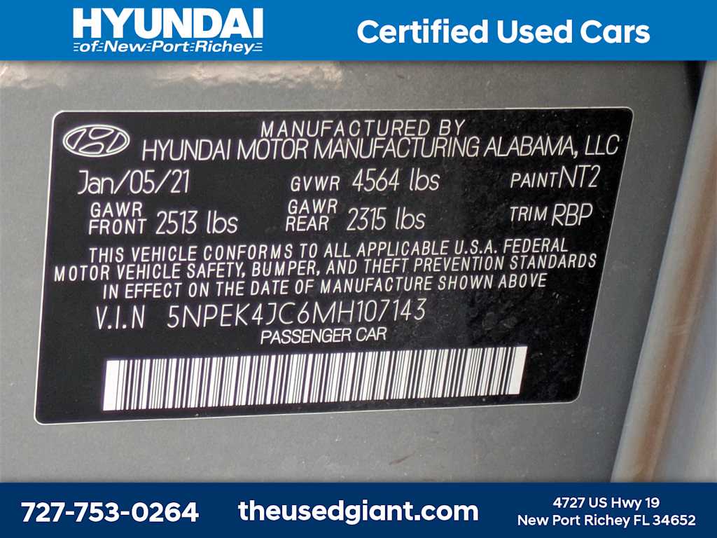 Thumbnail: 2021 Hyundai Sonata - 37