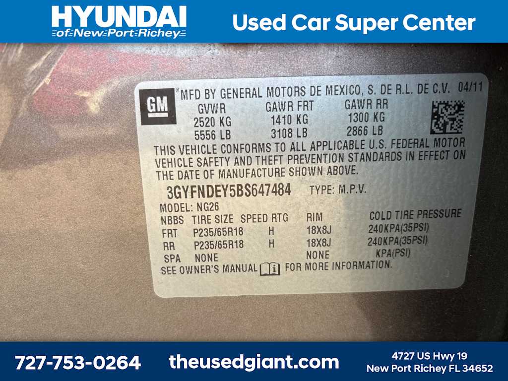 Thumbnail: 2011 Cadillac SRX - 14