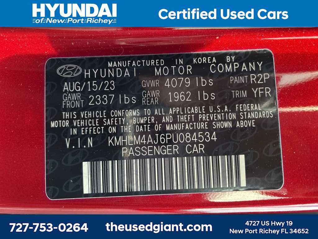 2023 Hyundai Elantra Blue 13