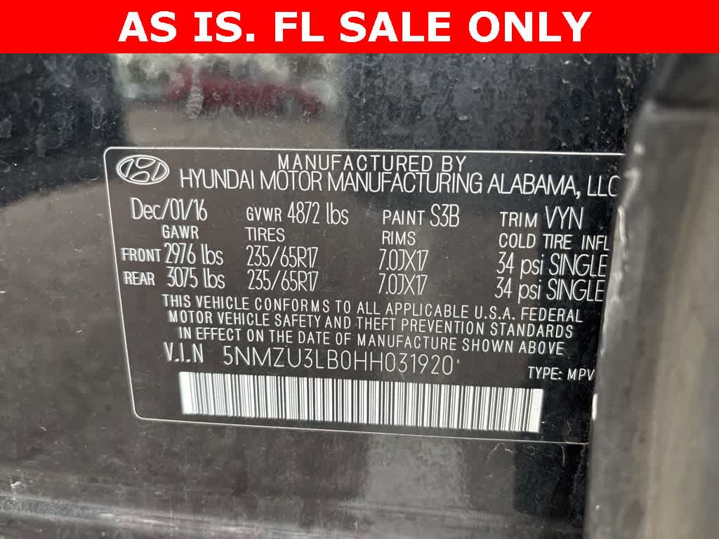 Thumbnail: 2017 Hyundai Santa Fe - 10