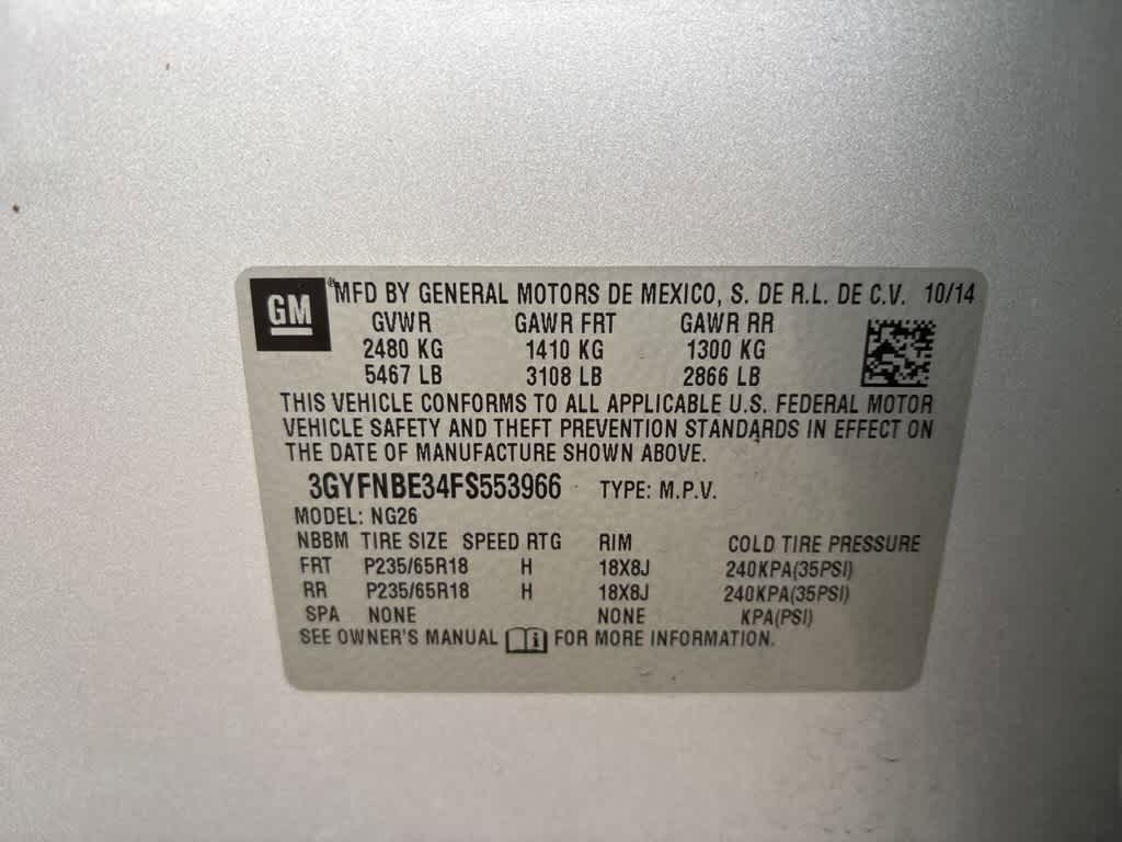 Thumbnail: 2015 Cadillac SRX - 14