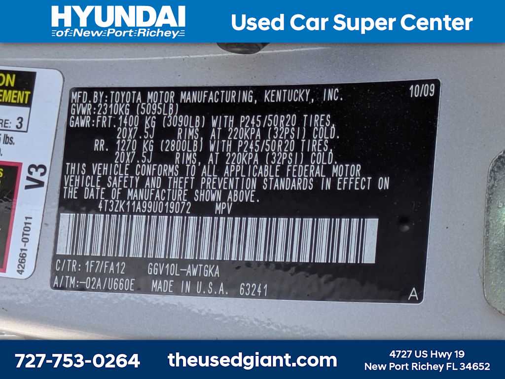 Thumbnail: 2009 Toyota Venza - 38