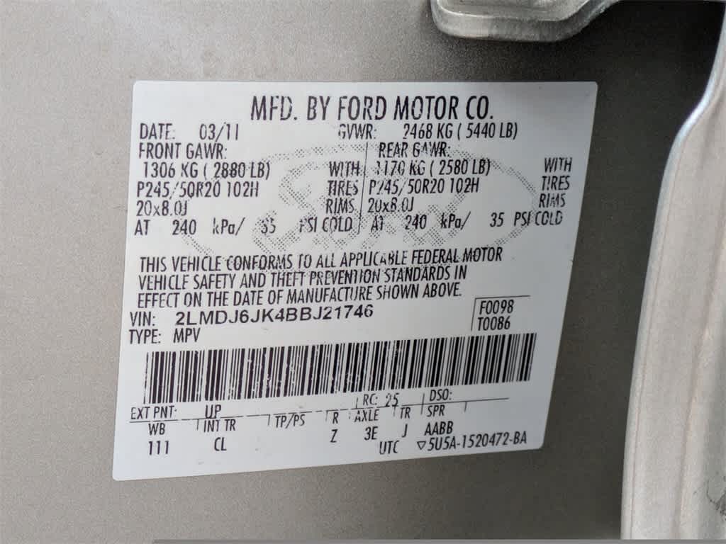 Thumbnail: 2011 Lincoln MKX - 42