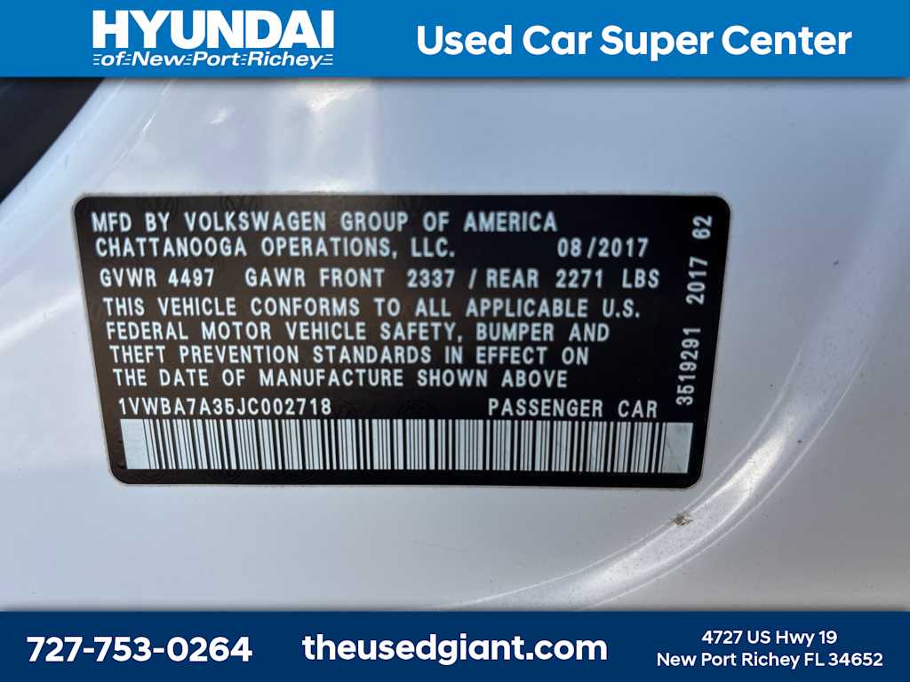 Thumbnail: 2018 Volkswagen Passat - 15