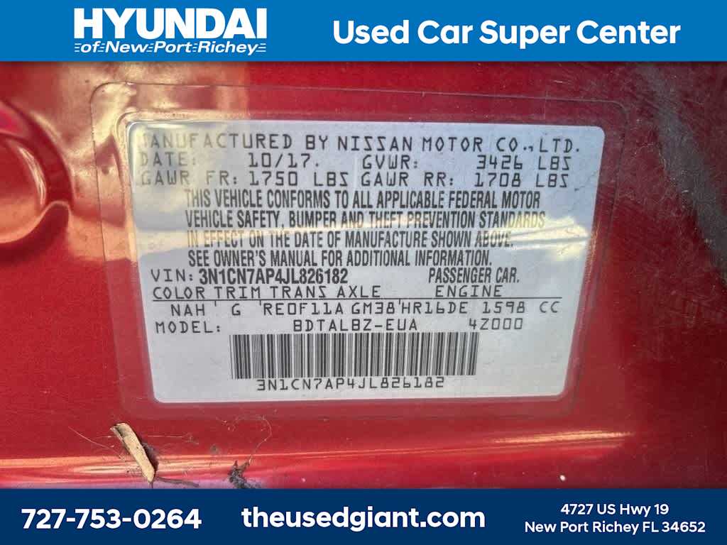 Thumbnail: 2018 Nissan Versa - 11