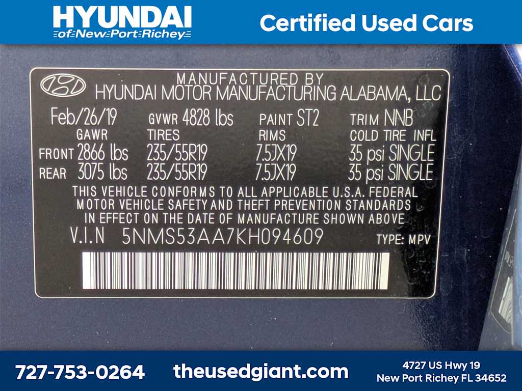 Thumbnail: 2019 Hyundai Santa Fe - 44
