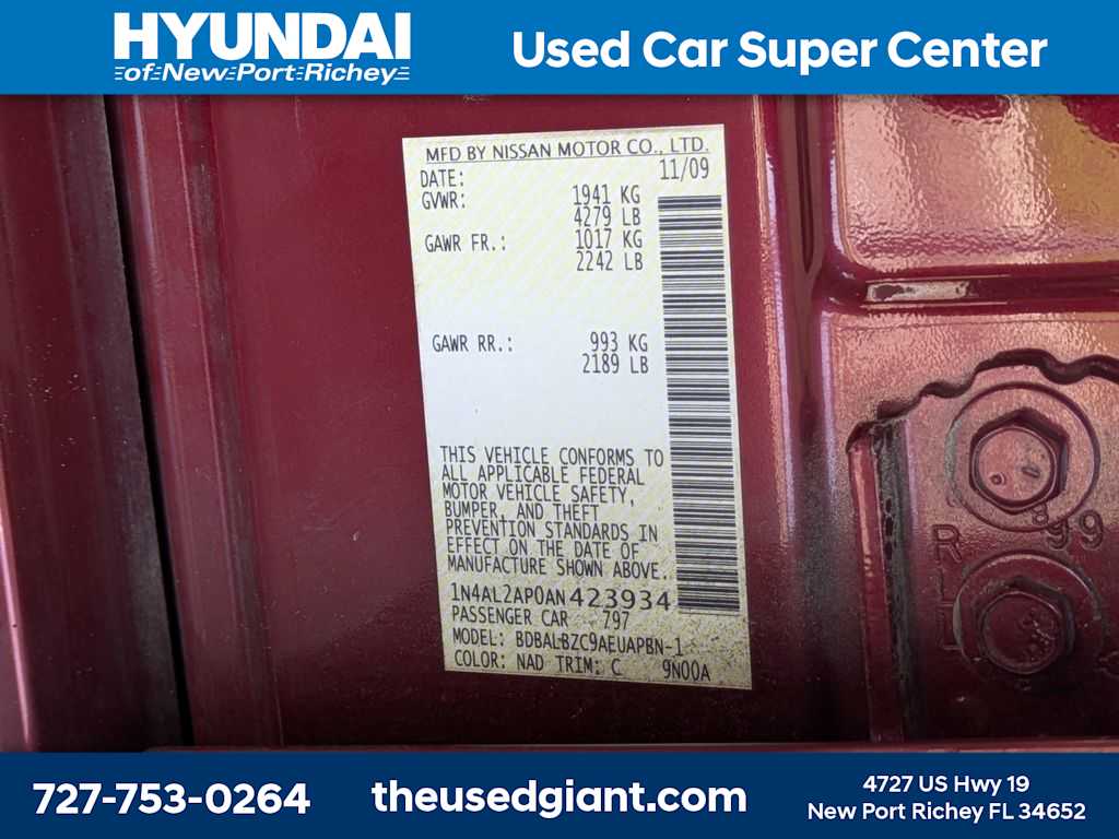 Thumbnail: 2010 Nissan Altima - 36
