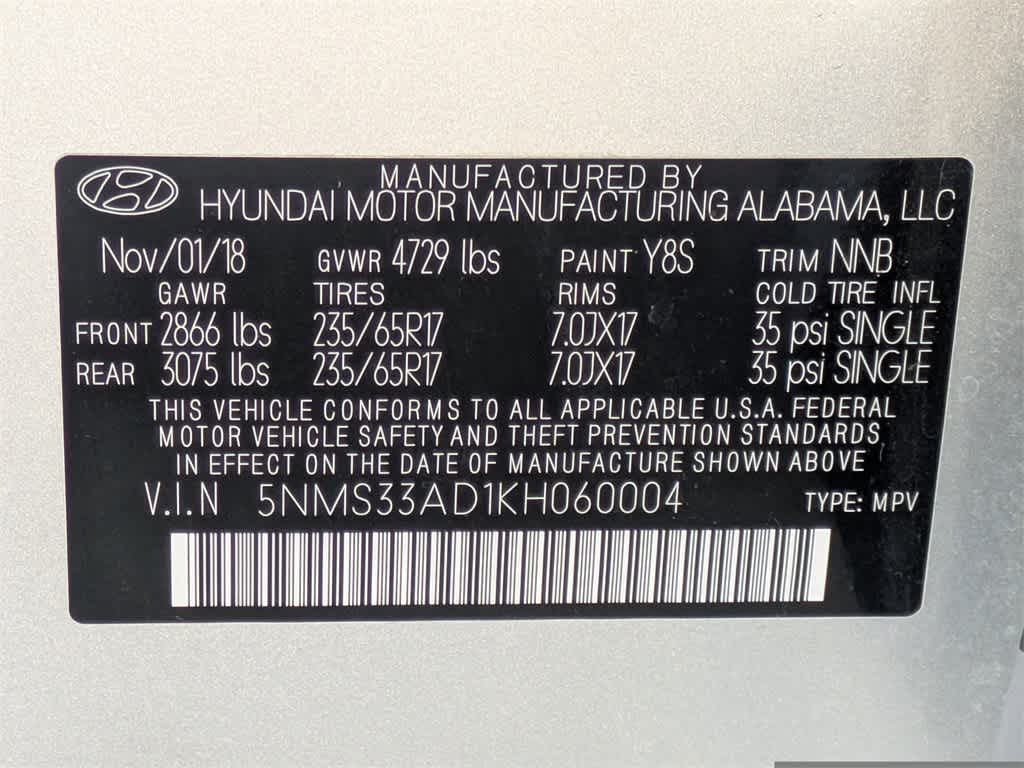 Thumbnail: 2019 Hyundai Santa Fe - 36