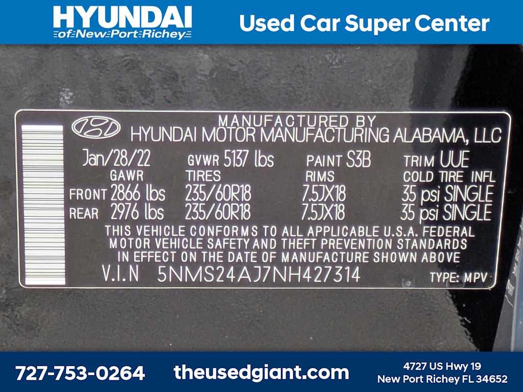 Thumbnail: 2022 Hyundai Santa Fe - 37