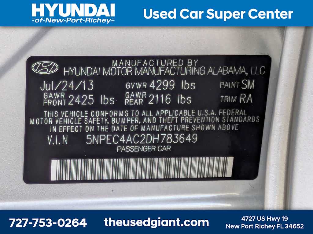 Thumbnail: 2013 Hyundai Sonata - 34