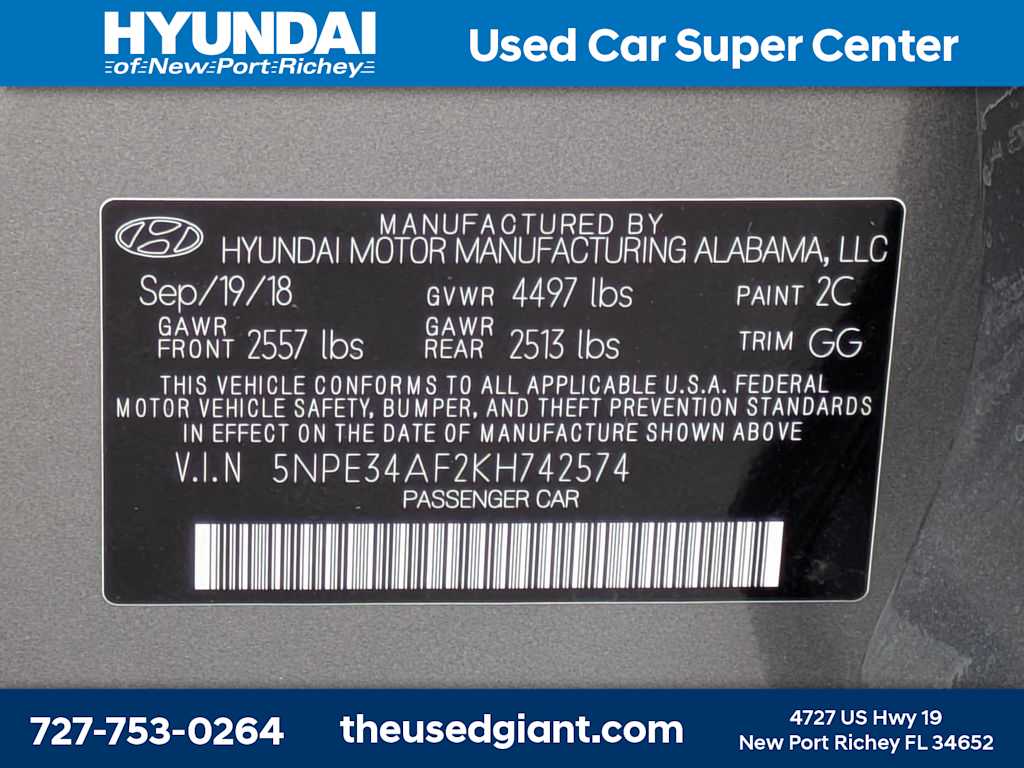 Thumbnail: 2019 Hyundai Sonata - 34