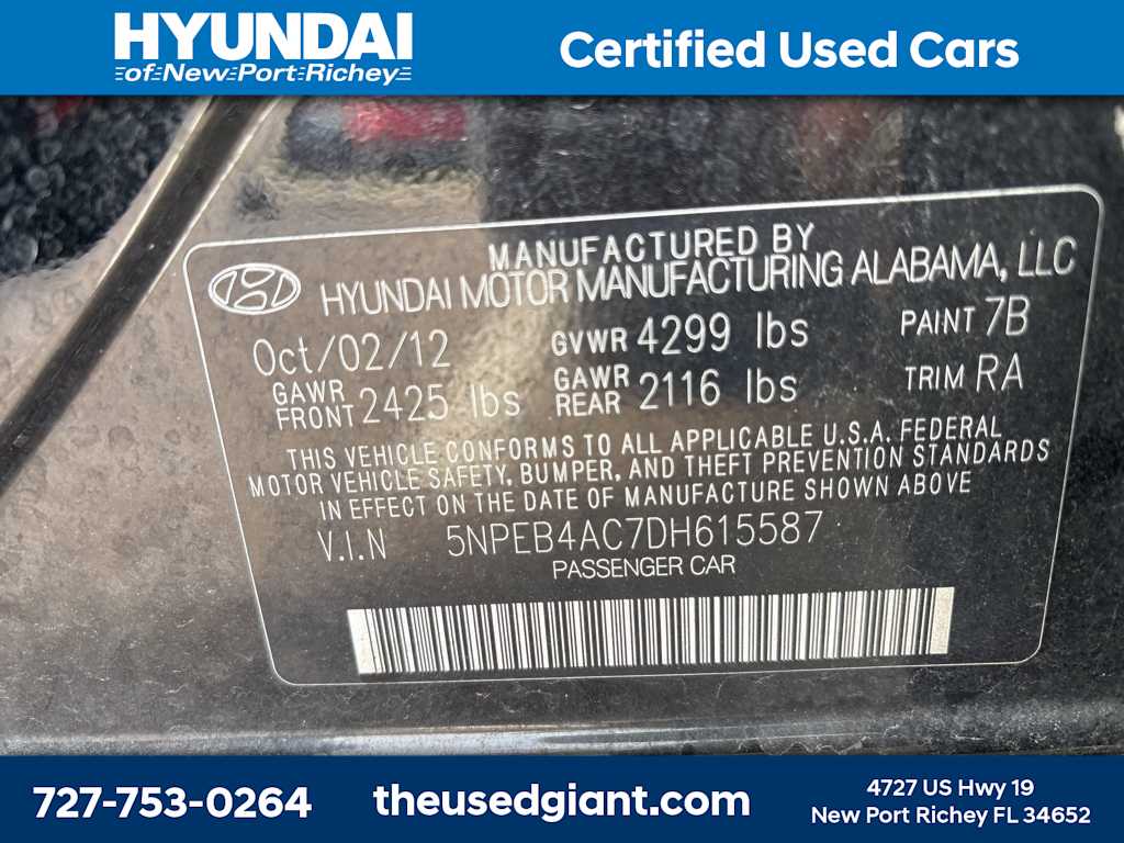 Thumbnail: 2013 Hyundai Sonata - 11