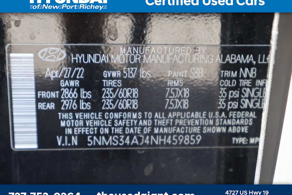 2022 Hyundai Santa Fe SEL 14