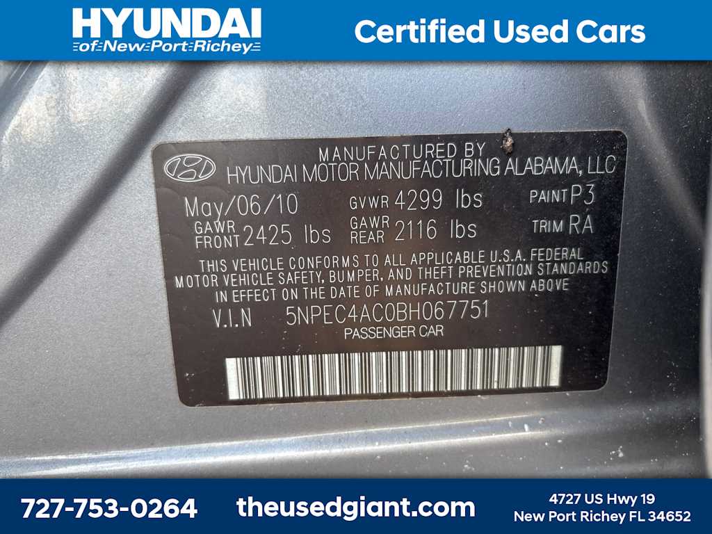 Thumbnail: 2011 Hyundai Sonata - 7