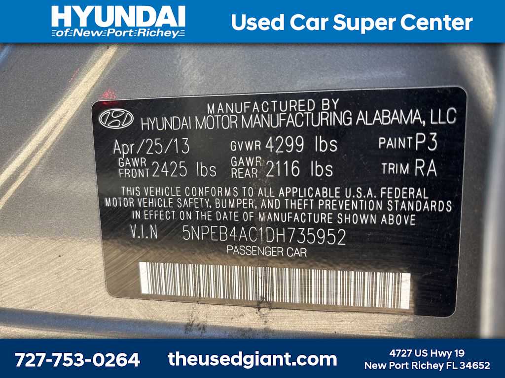 Thumbnail: 2013 Hyundai Sonata - 12