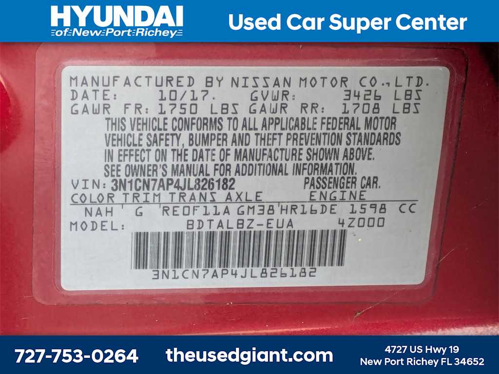 Thumbnail: 2018 Nissan Versa - 28