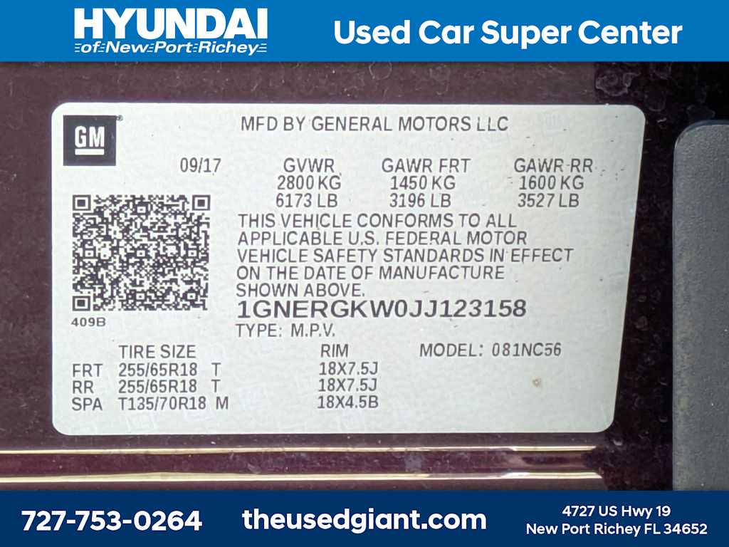 Thumbnail: 2018 Chevrolet Traverse - 42