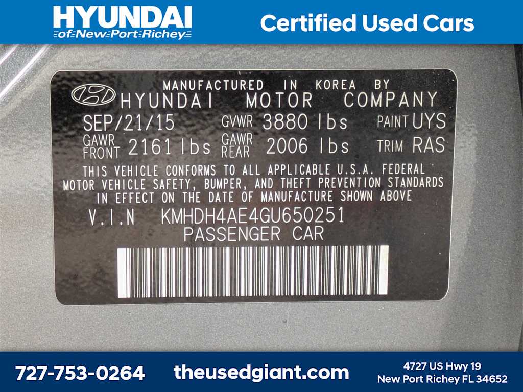 Thumbnail: 2016 Hyundai Elantra - 28