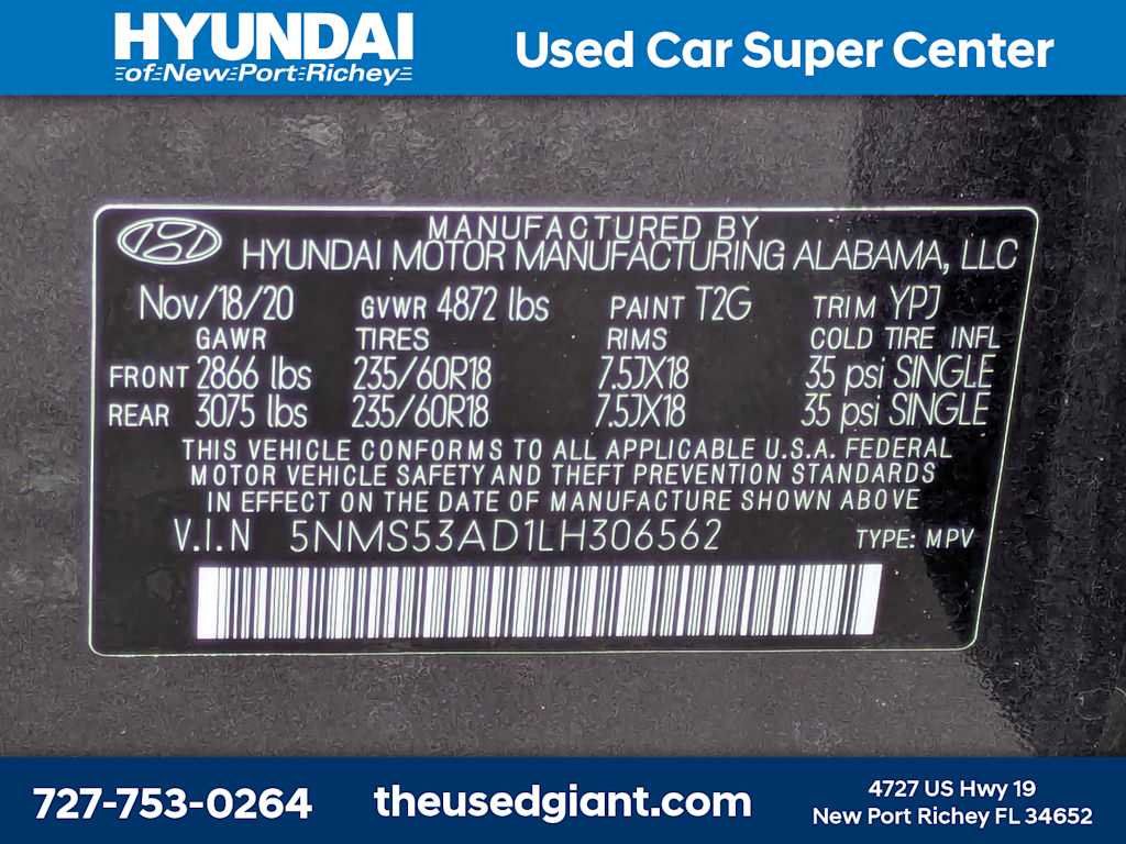 Thumbnail: 2020 Hyundai Santa Fe - 43