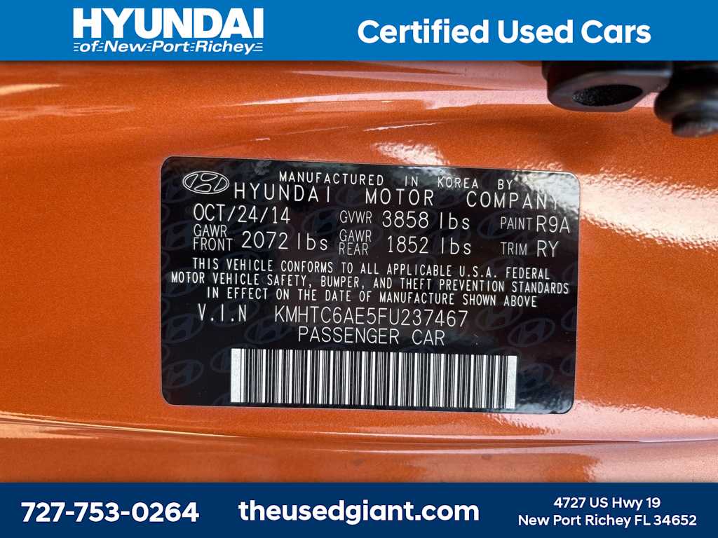 Thumbnail: 2015 Hyundai Veloster - 13