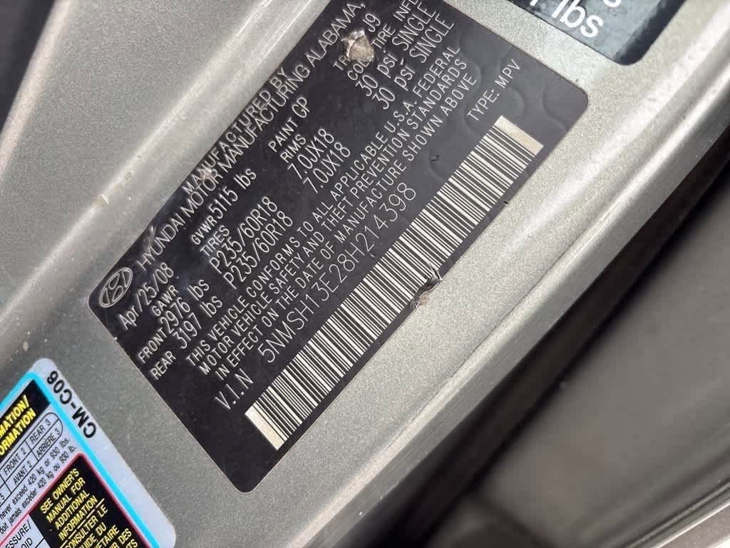 Thumbnail: 2008 Hyundai Santa Fe - 13