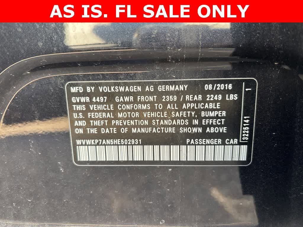 Thumbnail: 2017 Volkswagen CC - 13