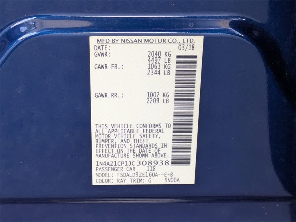 Thumbnail: 2018 Nissan Leaf - 38