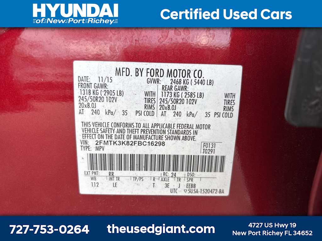 Thumbnail: 2015 Ford Edge - 14