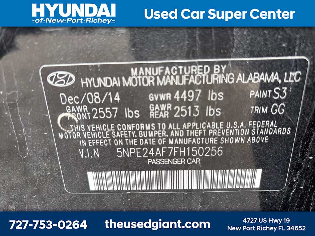 Thumbnail: 2015 Hyundai Sonata - 12