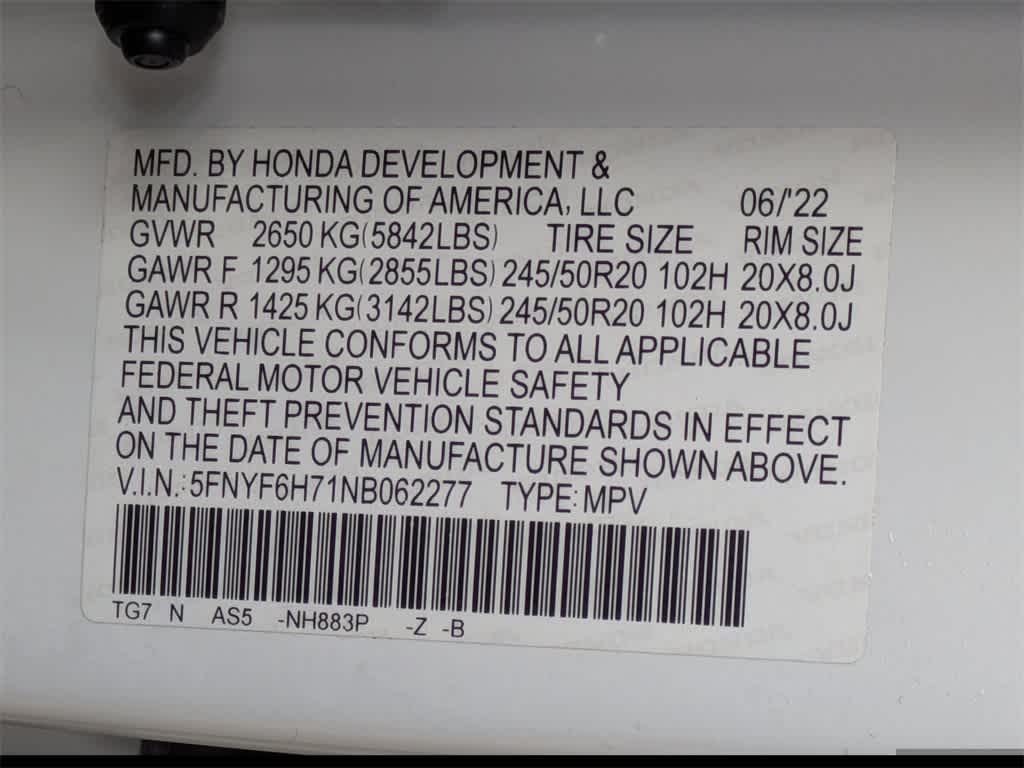 Thumbnail: 2022 Honda Pilot - 46