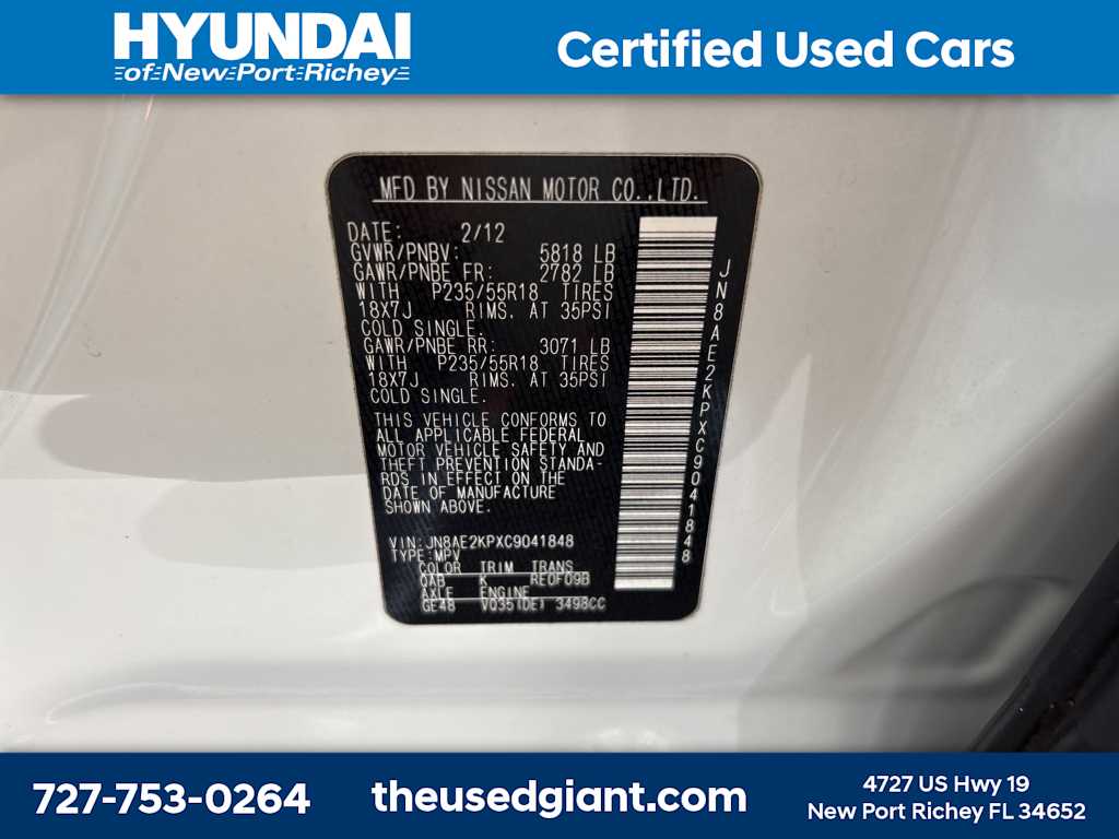 Thumbnail: 2012 Nissan Quest - 37