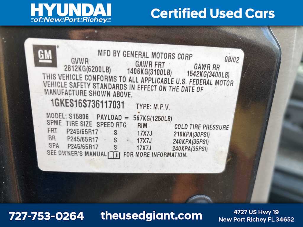 Thumbnail: 2003 GMC Envoy - 5