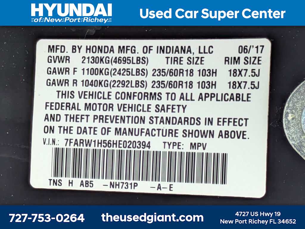 Thumbnail: 2017 Honda CR-V - 37