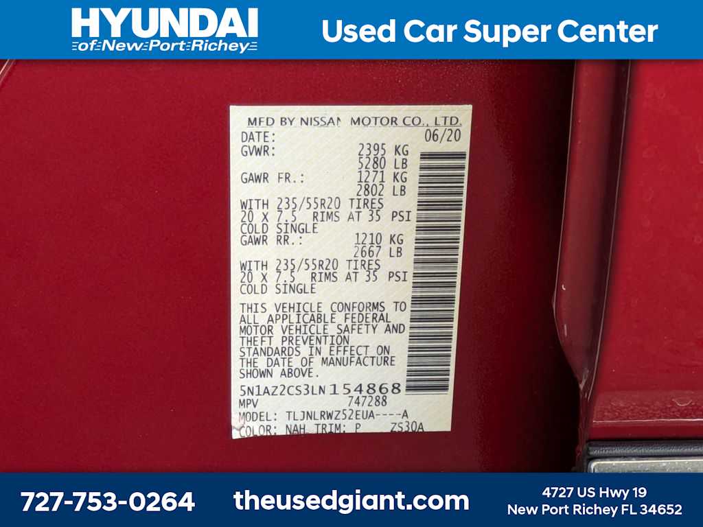 Thumbnail: 2020 Nissan Murano - 39