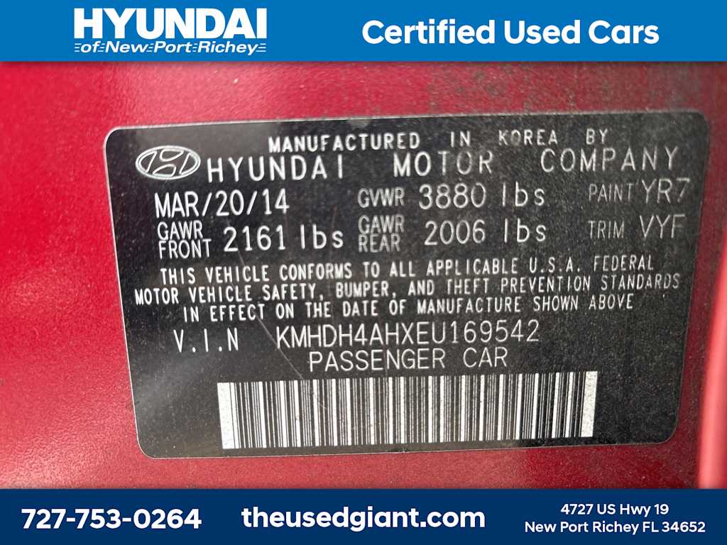 2014 Hyundai Elantra Sport 4