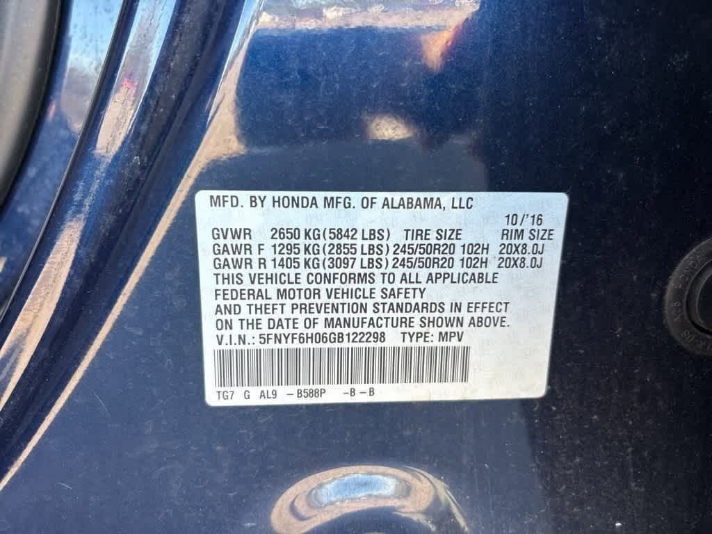 Thumbnail: 2016 Honda Pilot - 14