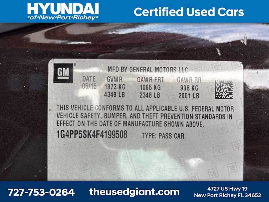 2015 Buick Verano Base 12